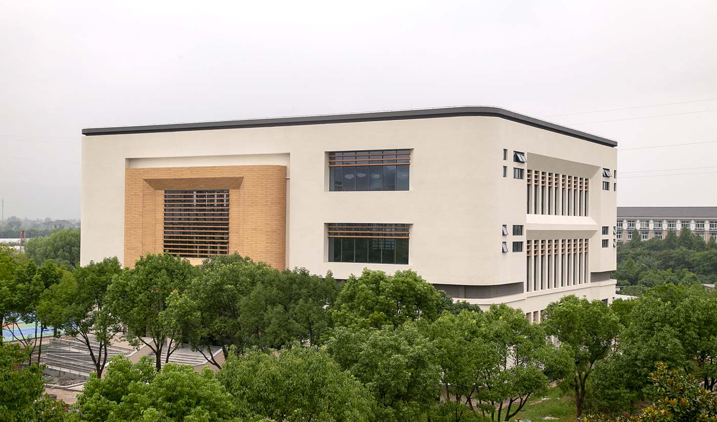 杭州富陽東洲中學（木紋、洞石、花崗巖）